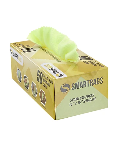Arkwright Home Arkwright SmartRags Xl Microfiber Cleaning Cloths (Box of 50), 35 Grams, 16x16, Reusable, Multi-Purpose, Color Options