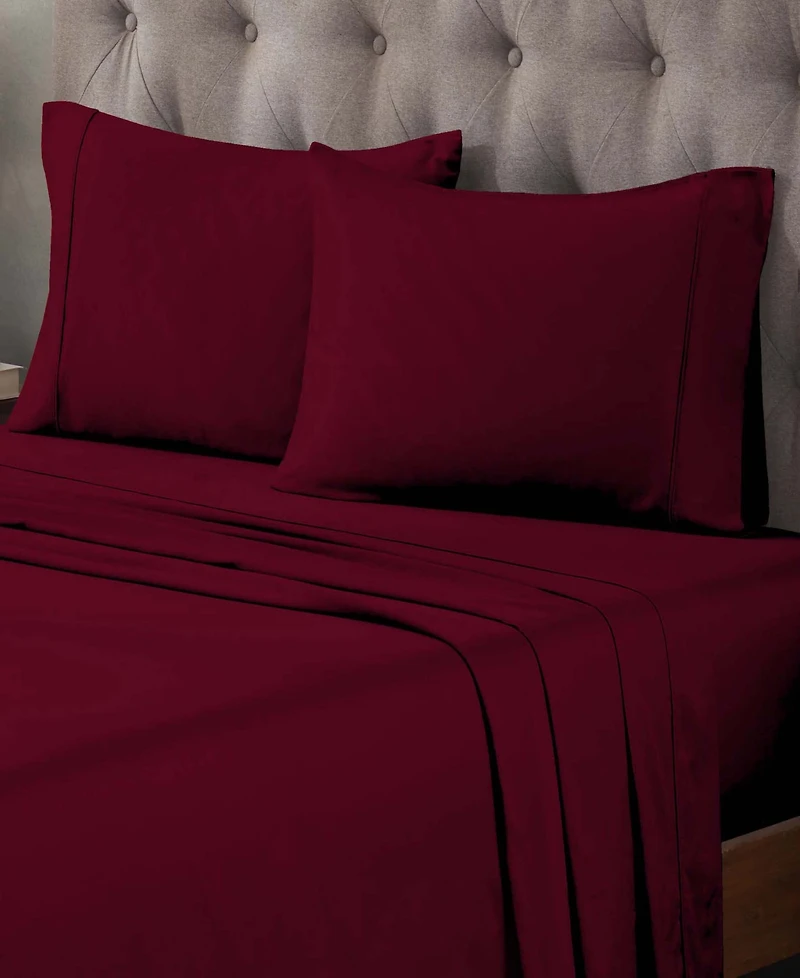Superior Egyptian Cotton 400 Thread Count Solid Deep Pocket Sheet Set