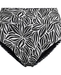 Lands' End Women's Chlorine Resistant Pinchless High Waisted Bikini Bottoms