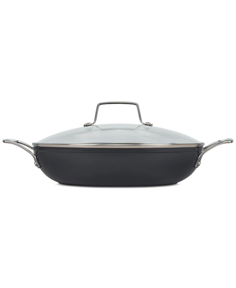 Le Creuset Essential Nonstick Ceramic 3.5-Qt. Shallow Braiser with Glass Lid