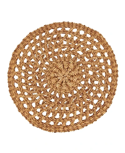 Saro Lifestyle Rustic Charm Seagrass Placemat Set of 4,15"x15"