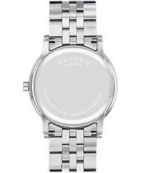 Movado Men's Swiss Museum Classic Gold Pvd Stainless Steel Bracelet Watch 40mm