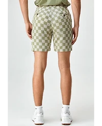 Bellemere New York Men's Two-Tone Checkered Short Pants