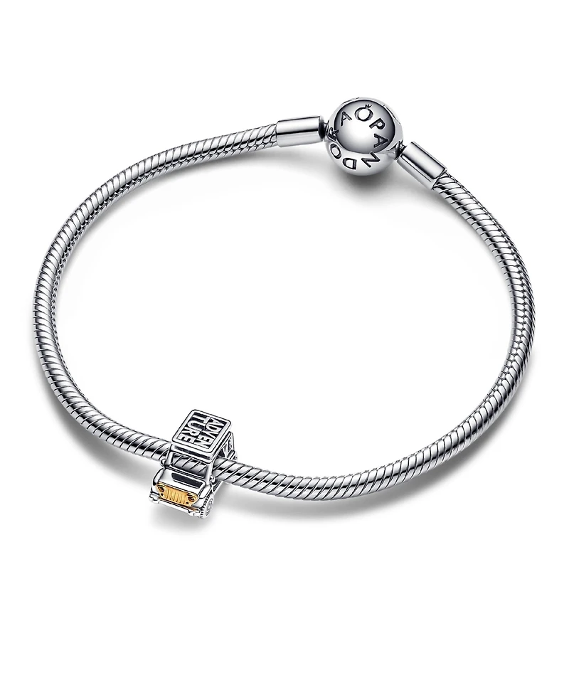 Pandora Sterling Silver Two-tone Adventure Car Charm