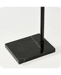 Logan Contemporary Arc Led Floor Lamp with Marble Base (76")