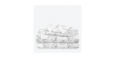 Bare Home Ultra-Soft Double Brushed Seasonal Print Sheet Set