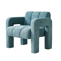 Simplie Fun 31.10" Wide Boucle Upholstered Accent Chair