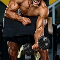 Streamdale 52Lbs Adjustable Dumbbell Steel And Plastic