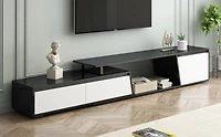 Streamdale Rectangle Tv Stand, 2 Drawers, 1 Cabinet, Up to 100"