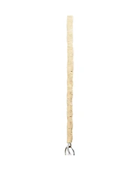 Storied Home Distressed Mango Wood Ceiling Light Cream and Natural