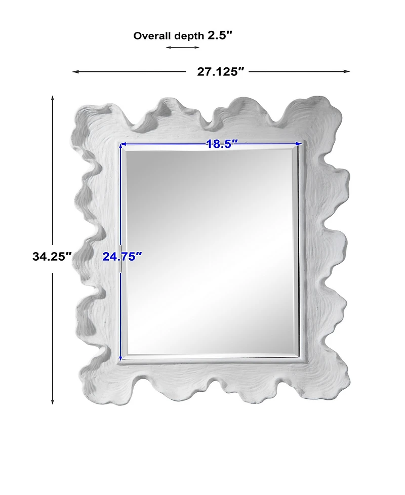Uttermost Sea Coral Mirror