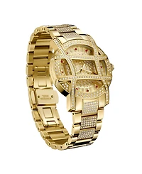 Jbw Women's Olympia Platinum Series Diamond (2 1/2 ct. t.w.) 18K Gold-Plated Stainless Steel Watch, 38Mm