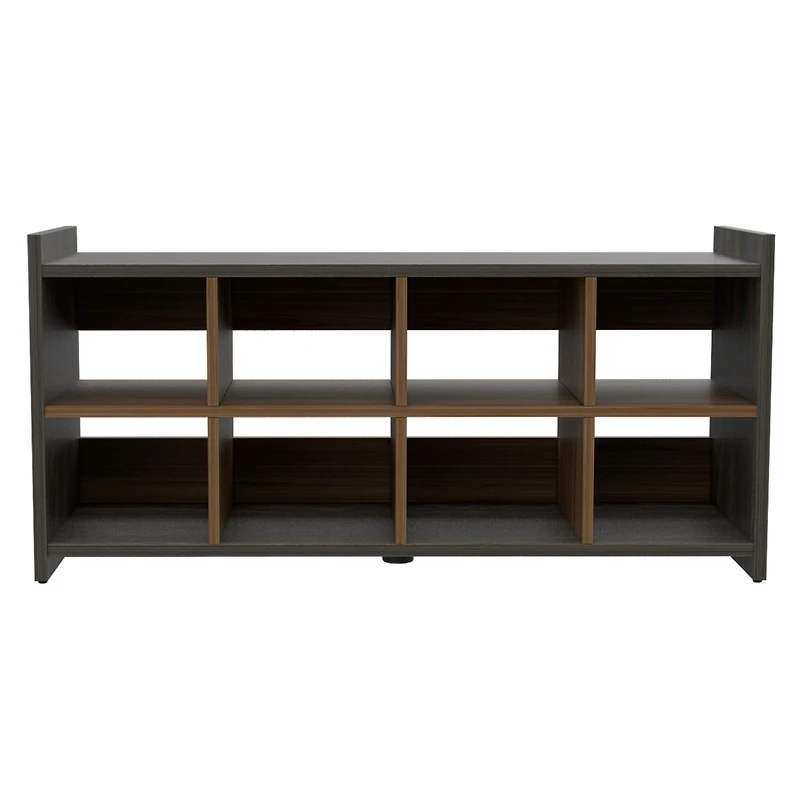 Streamdale Entryway Storage Unit, Eight Shoe Capacity - Espresso Mahogany
