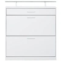 Streamdale Slim Entryway Organizer with Shoe Storage and Led Light