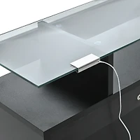 Streamdale Slim Entryway Organizer with Shoe Storage and Led Light