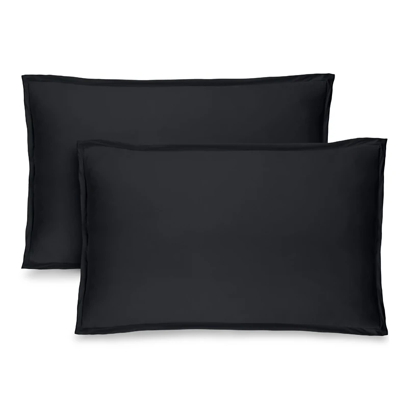 Bare Home Ultra-Soft Double Brushed Pillow Sham Set, Queen