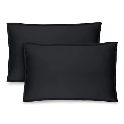 Bare Home Ultra-Soft Double Brushed Pillow Sham Set, Queen