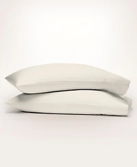 Purity Home 300 Thread Count Brushed Cotton Percale Pillowcase Pair, King