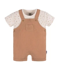 Gerber Baby Boys or Girls Romper and T-Shirt Set