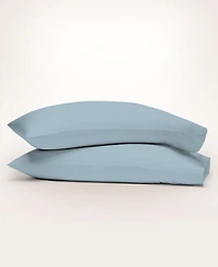 Purity Home 300 Thread Count Brushed Cotton Percale Pillowcase Pair