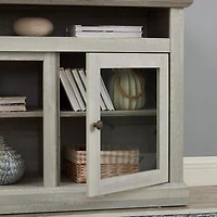 Streamdale Modern 65" Tv Media Stand, Stone Gray, 60"x15.75"x29"