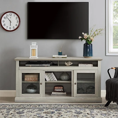 Streamdale Modern 65" Tv Media Stand, Stone Gray, 60"x15.75"x29"