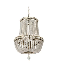 Storied Home Draped Wood Bead Chandelier