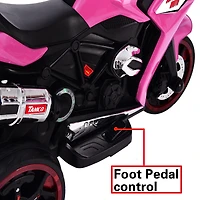 Streamdale Furniture Kids Electric Motorcycle with Light Wheels