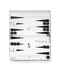 Bey-Berk Acrylic 14" Backgammon Set