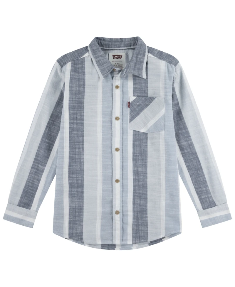 Levi's Big Boys Yarn Dyed Woven Shirt