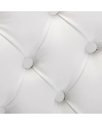 Streamdale Furniture Contemporary Pu & Velvet Dining Chair Set