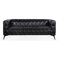 Streamdale Traditional 3-Seater Sofa with Removable Cushions (84")
