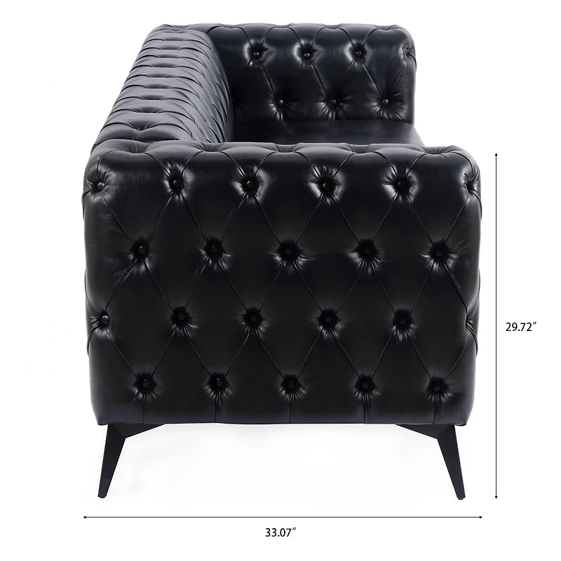 Streamdale Traditional 3-Seater Sofa with Removable Cushions (84")