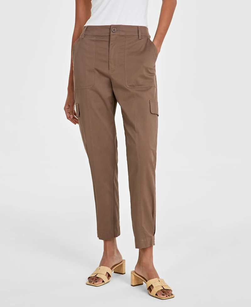 On 34th Women's Tapered Ankle-Length Cargo Pants, Created for Macy's