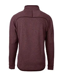 Cutter & Buck Men's Mainsail Sweater-Knit Half Zip Pullover Jacket
