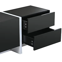 Streamdale Furniture Modern Rectangle Tv Stand for TVs Up To 80"