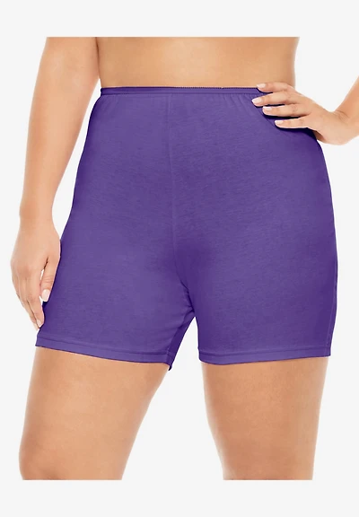 Comfort Choice Women's Cotton Boxer 10-Pack