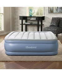 Beautyrest Hi Loft 16" Full Air Mattress, Raised Inflatable Blow-Up Bed, Powerful Pump, Adjustable