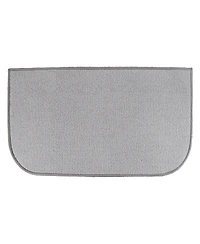 Sloppy Chef D-Shape Kitchen Throw Rugs (18x30 in.), Non-Skid Backing, Color Options
