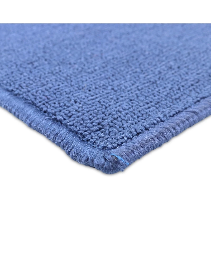 Sloppy Chef D-Shape Kitchen Throw Rugs (18x30 in.), Non-Skid Backing, Color Options