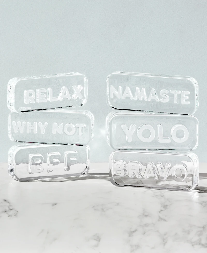 Paroles Yolo Glass Paperweight