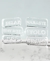 Paroles Yolo Glass Paperweight