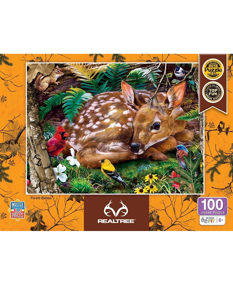 MasterPieces Realtree - Forest Babies 100 Piece Jigsaw Puzzle