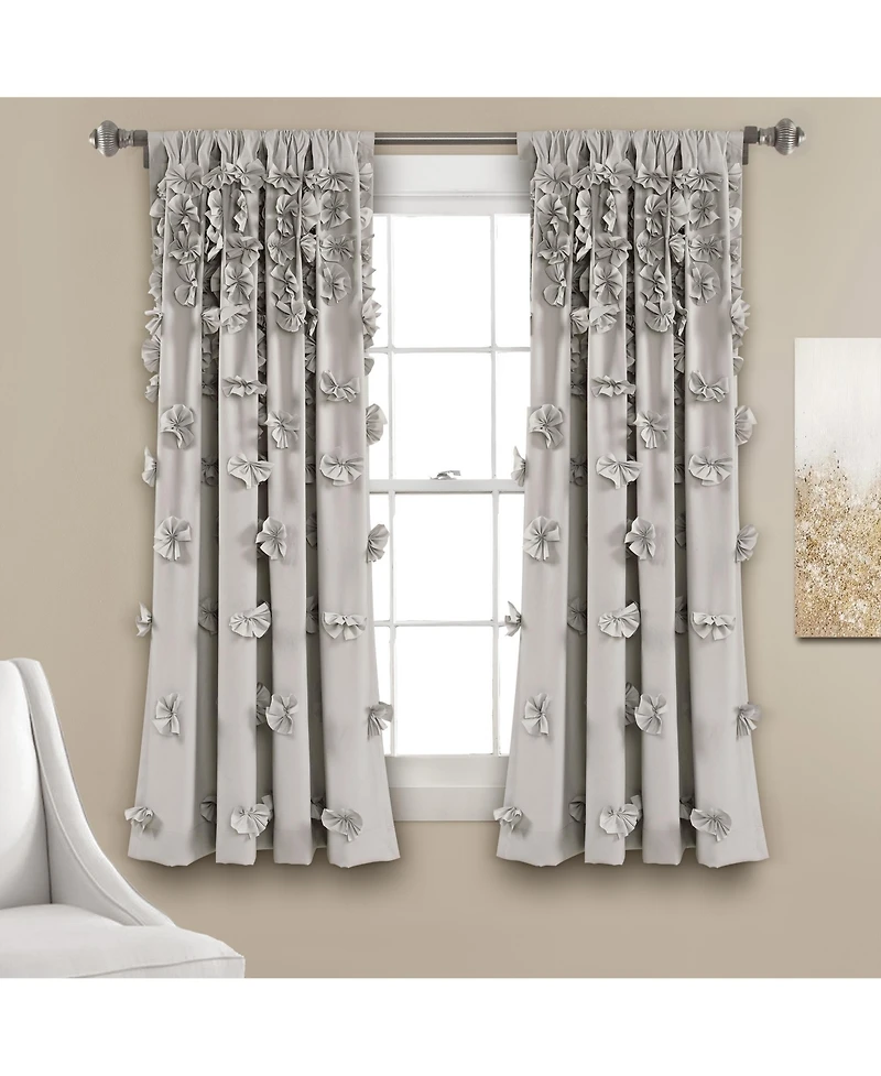 Lush Decor Riley Window Curtain Panel