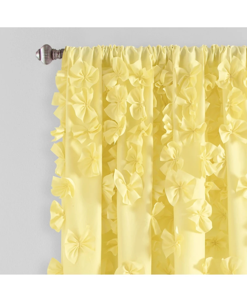 Lush Decor Riley Window Curtain Panel