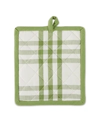 Design Imports Home Sweet Farmhouse Kitchen Collection, Potholder/Oven Mitt/Dishtowel Set, Antique Green, 4 Count