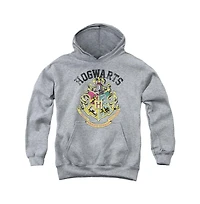 Harry Potter Youth Hogwarts Crest Pull Over Hoodie / Hooded Sweatshirt