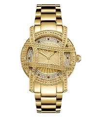 Jbw 10 Yr Anniversary Women's Olympia Diamond (1/5 ct.t.w.) 18K Gold Plated Watch