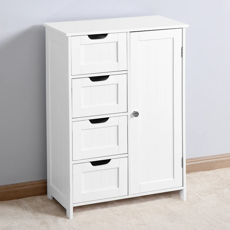Streamdale Furniture Bathroom Storage Cabinet with Adjustable Shelf and Drawer