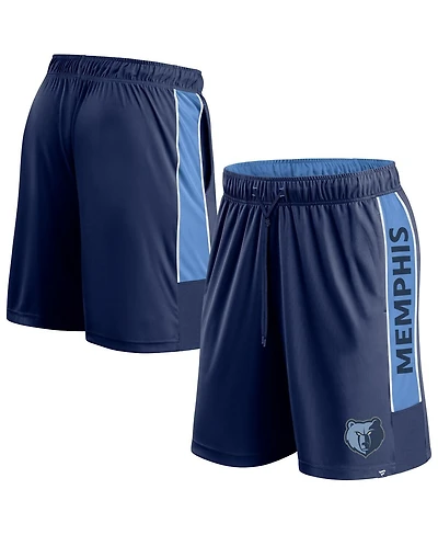 Fanatics Men's Navy Memphis Grizzlies Game Winner Defender Shorts